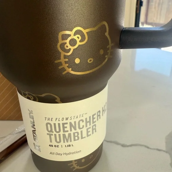 Stanley Brown Tumbler with Hello Kitty Design - Picture 3 of 3